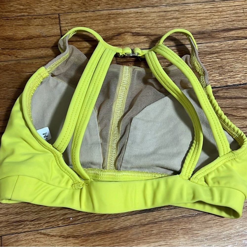 Neon Yellow/Green Illogear dance top (CM) - Picture 3 of 3